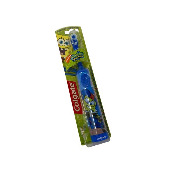 Colgate Nickelodeon SpongeBob Squarepants Battery Powered Toothbrush Vintage - Picture 1 of 7